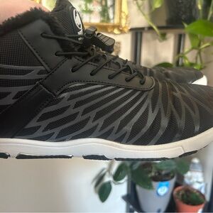 Sleek Black Women's Sneakers